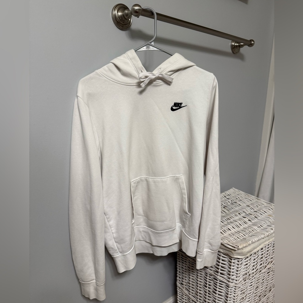 Nike Size Medium White hoodie